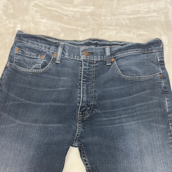 Levi's Blue Straight Jeans Classic Style - Picture 3 of 8